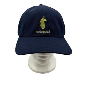 Cotopaxi Dad Hat‎ Maritime Navy Blue Strapback Adjustable Unisex OSFA Llama Logo